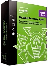 Антивирус Dr.Web Security Space 1 ПК 1 год Новая лицензия BOX