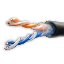 Кабель СУПР Median UTP 5e 2x2xAWG24 Cu PE Out. 500м (RUS)